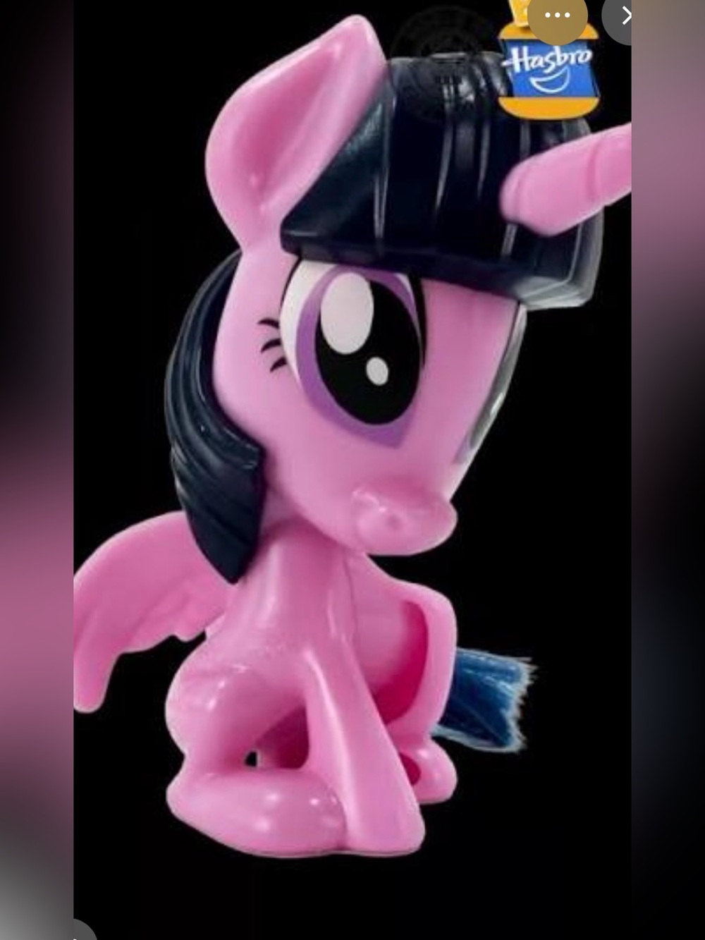❤️ NIP Burger King My Little Pony Twilight Sparkle Collectible Toy
